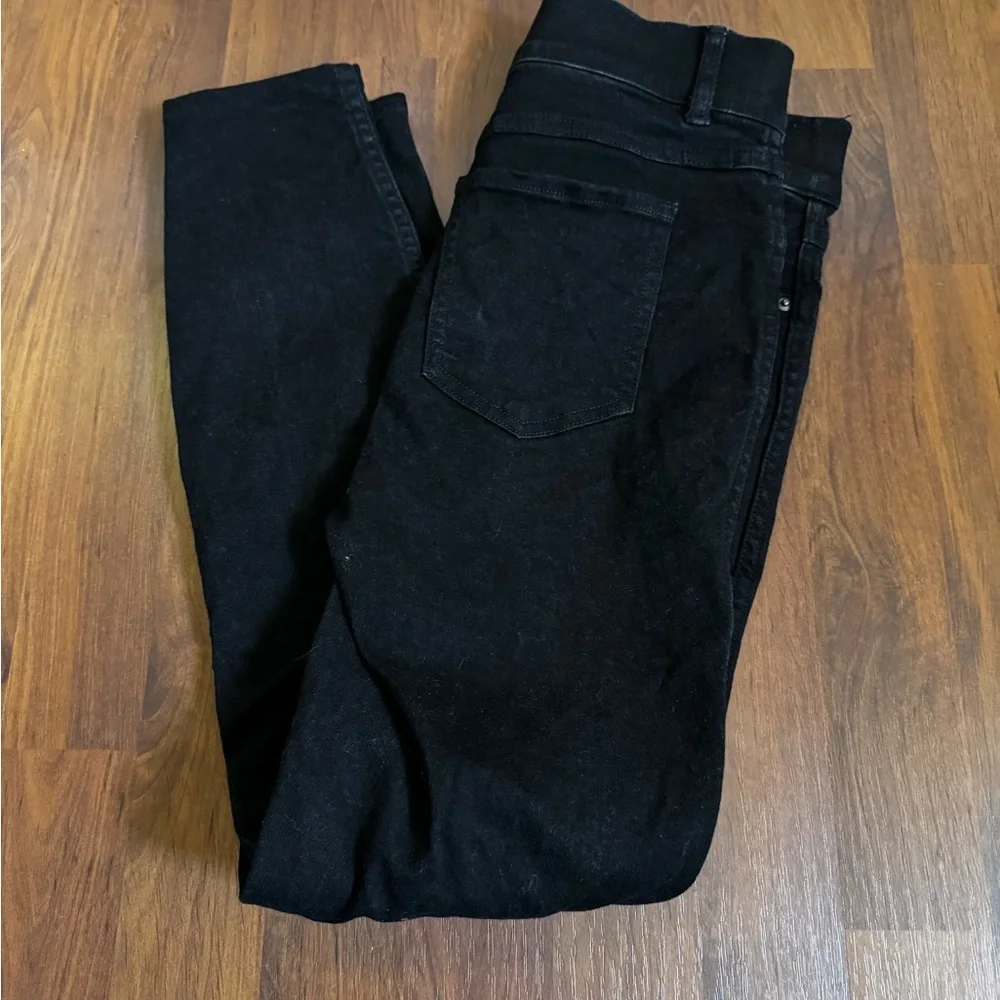SPANX Women's Everywear  Black Ankle Skinny Jeans Sz Small